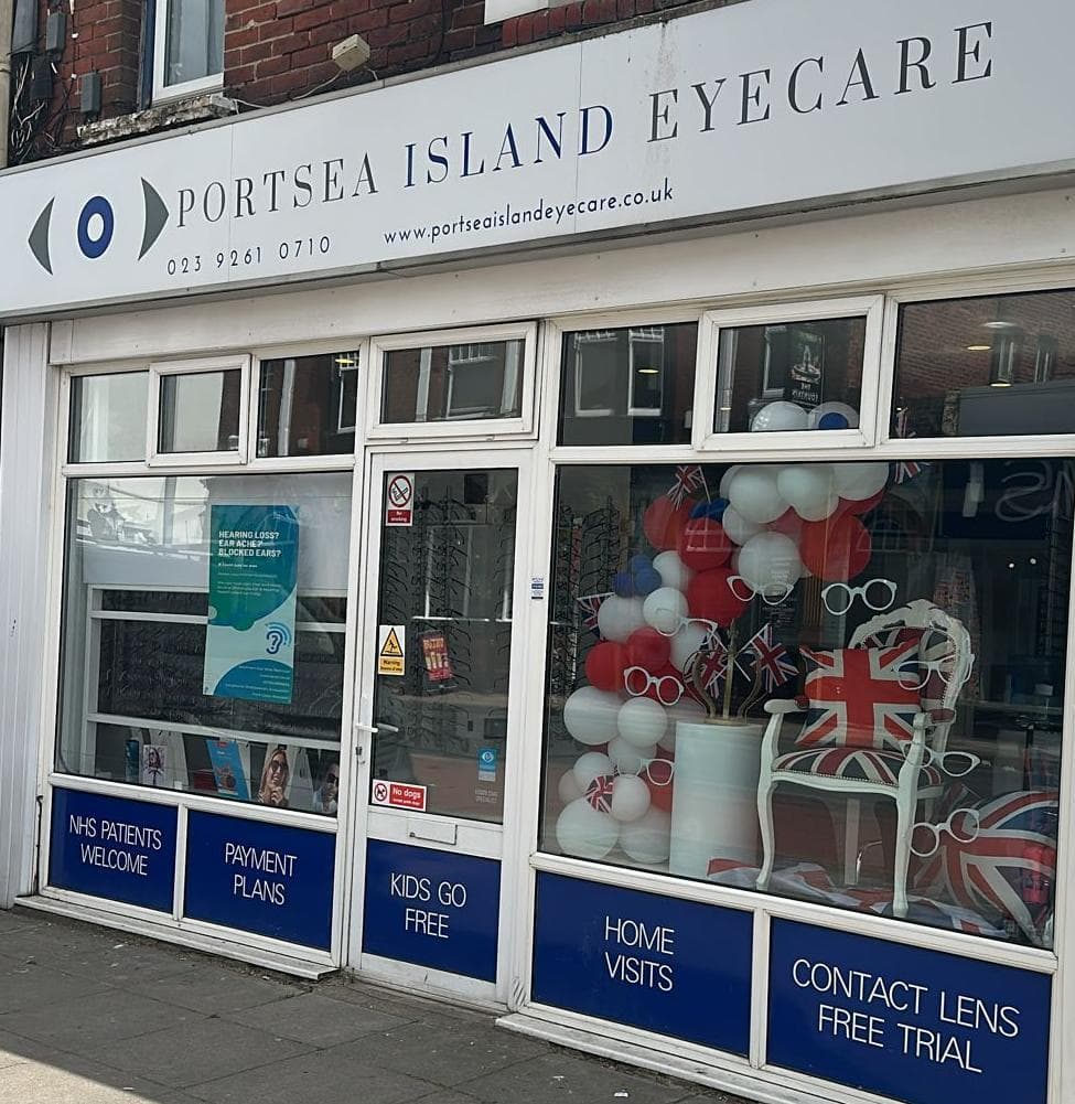 Portsea Island Eyecare shop front